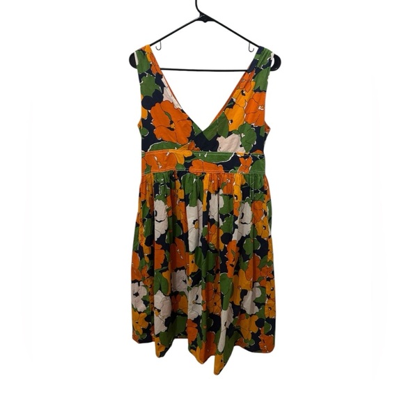 Liz Claiborne Floral Fit And Flare Dress Size 12 - Picture 3 of 5